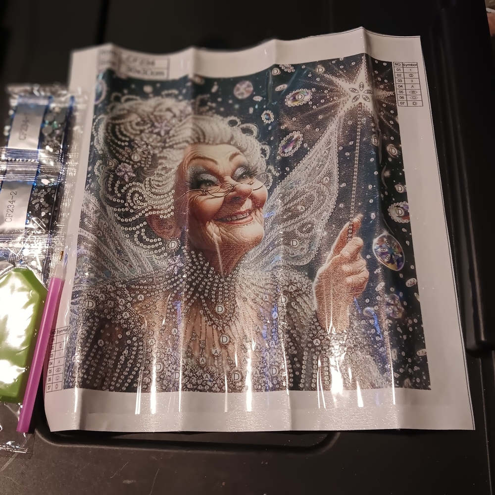Fairy Diamond Painting Kit 30x30